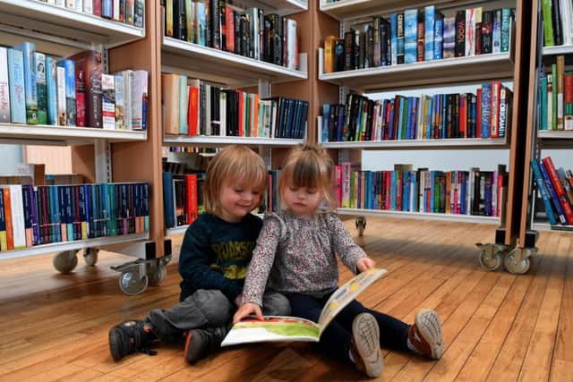 Penwortham's Priory Lane Community Centre and community library
Ella and Barnaby in the library