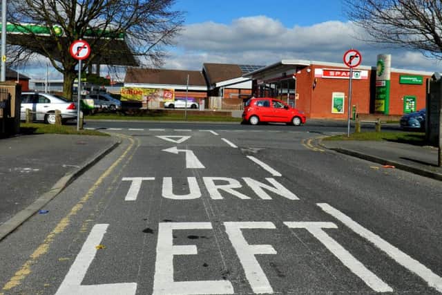 ...while 'no right turn' signs at the Romford Road exit do not - although drivers do get advance warning of the restriction.