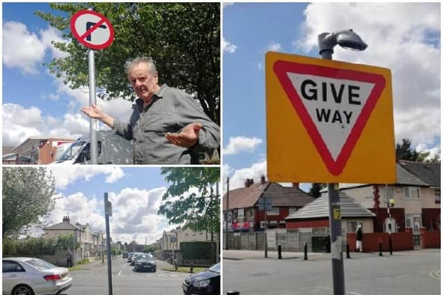 Gerry Downs claims reckless drivers are putting their lives at risk by speeding through his estate and ignoring road signs.