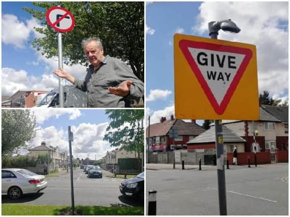 Gerry Downs claims reckless drivers are putting their lives at risk by speeding through his estate and ignoring road signs.