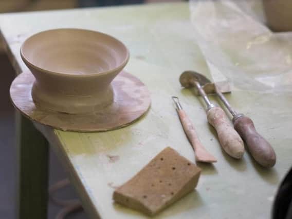 Pottery classes are available to all