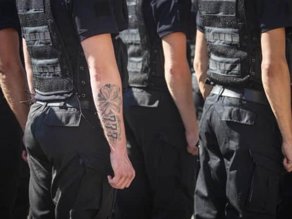 Having a tattoo will not necessarily prevent you from becoming a police officer in Lancashire