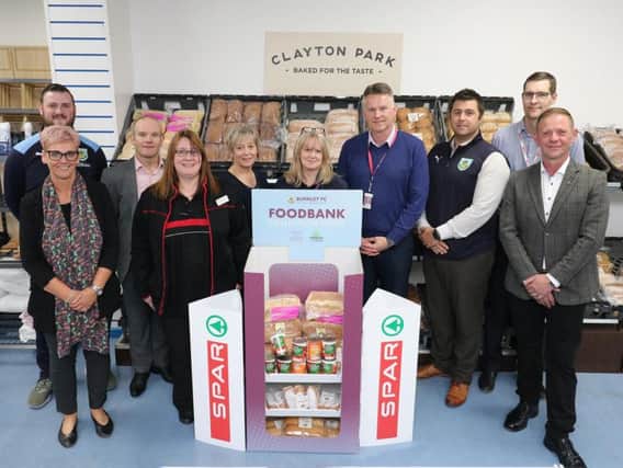 Lancashire's SPAR stores donate to foodbanks