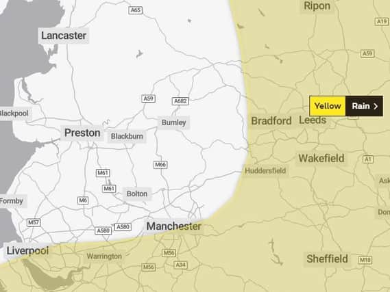 Lancashire looks set to miss out on the worst of the region's weather warning.