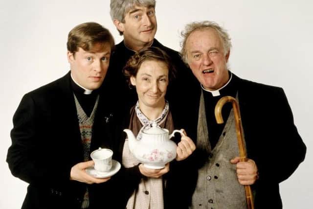 The original cast of Father Ted
