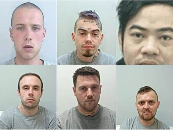 These are the faces of the criminals jailed for serious crimes across Lancashire in May