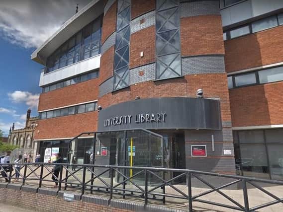 The steps at the library of the University of Central Lancashire are set to be demolished.
