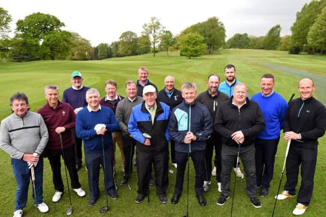 Former players from PNE, Wigan, Bolton and Blackpool at Shaw Hill Golf Club