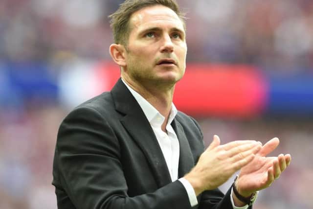 Derby County are yet to receive an approach from Chelsea for their manager Frank Lampard, but he is believed to be the Blues top choice should they part ways with Maurizio Sarri.