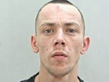 Wanted man Jason Bachelor, 25, had been on the run from police after fleeing Preston Crown Court on May 10 during his trial for handling stolen goods