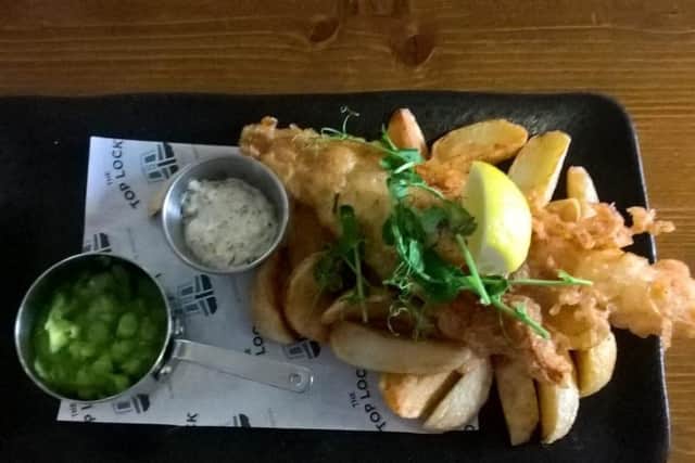 Fish and chips with Top Lock batter