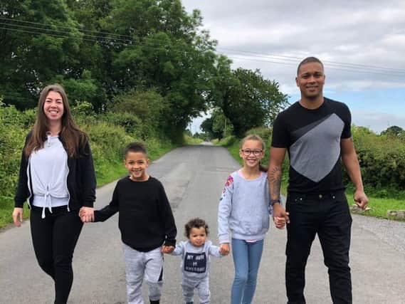 Kerry and Chris Humphrey are planning a 10-mile walk for The Baby Beat Appeal, with their children, Amelea, Cody and Caleb