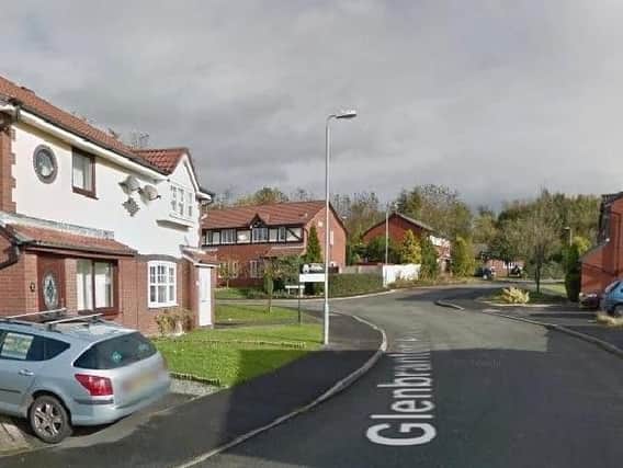 The attack took place in Glenbranter Avenue in Ince