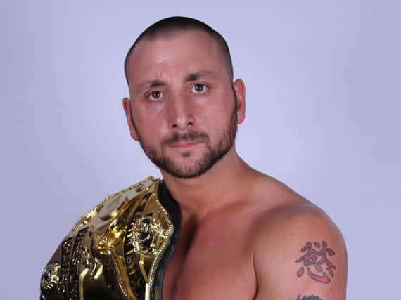 Former Preston City Wrestling (PCW) Heavyweight Champion Lionheart