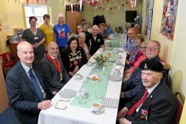 Photo Neil CrossBIG DAY OUTVeterans afternoon tea to commemorate D-DAY 75 at Age UK Lancashire, Chorley