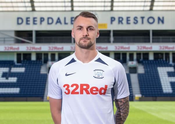 Patrick Bauer signed for Preston this week (photo courtesy of PNE)