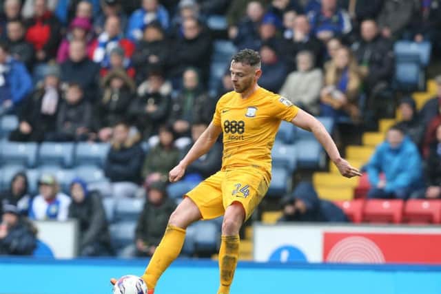 Andy Boyle in action for Preston North End