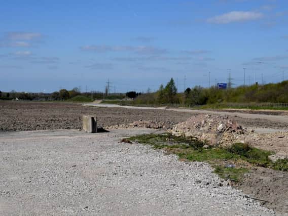 The 65 hectare Lancashire Central site, formerly known as the Cuerden development, photographed in April