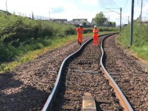 Buckled rails during last year's heatwave