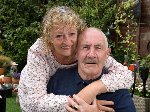 Barry Kirby who has dementia, who is cared for by his wife Norma