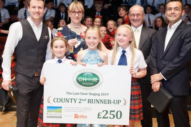 Tarleton Community Primary choir was the second runner-up
