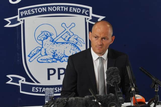 Alex Neil's first press conference at Preston manager in July 2017
