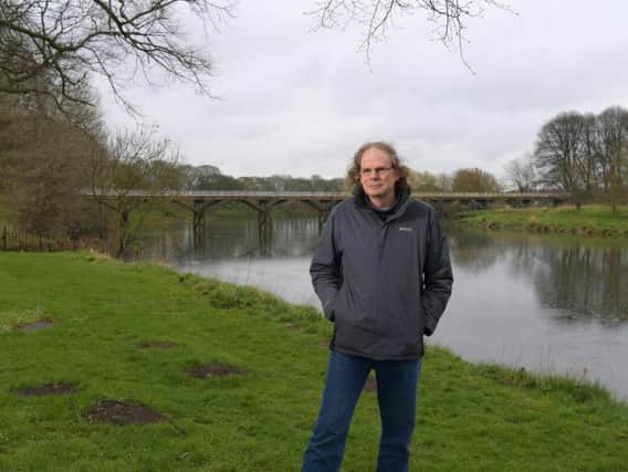 Michael Nye set up the Friends of the Old Tramroad Bridge after LCC closed the bridge earlier this year