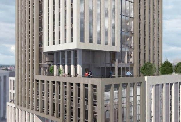 Designs for 21-storey apartment block LoftHaus would provide 299 flats in Preston