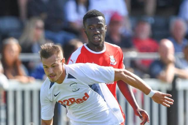 Preston North End  winger Billy Bodin returns to action against Bamber Bridge
