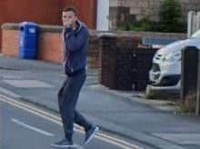 Police want to speak to this man in relation to the theft of a bag at around 3pm on Friday, 5 of July around Western Drive/Mellor Road in Leyland