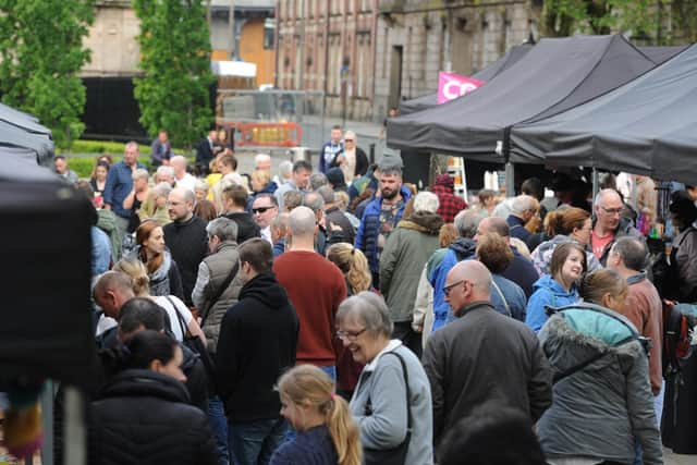 The first ever Makers Market on Preston Flag Market (JPIMedia)