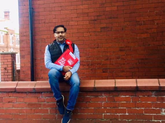 Coun Akhtar on day seven of his 30 days/30 streets challenge
