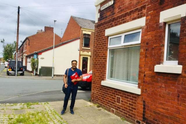 Coun Akhtar on day four of his 30 days/30 streets challenge