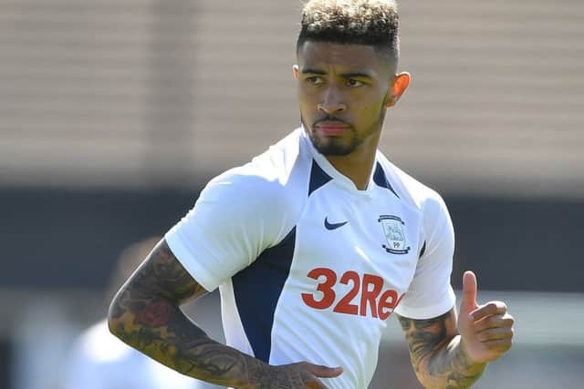 Josh Ginnelly scored his first goal in a Preston shirt in Cork on Monday evening