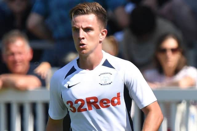 Josh Harrop limped off at Turner's Cross