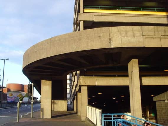 The ramp leading to the old car park is next in line to be demolished. Picture: Tony Worrall