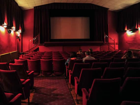 The auditorium of the Palace Cinema in Longridge.