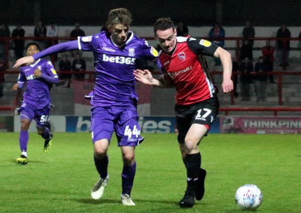 Morecambe met Stoke City in last season's EFL Trophy