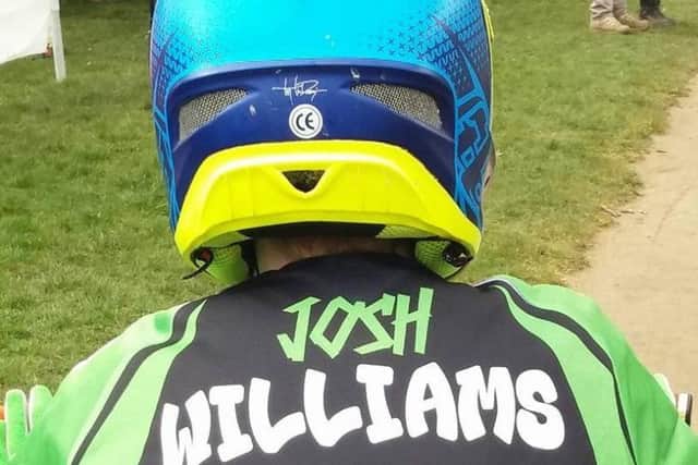 Josh Williams is achieving success in the world of BMX racing