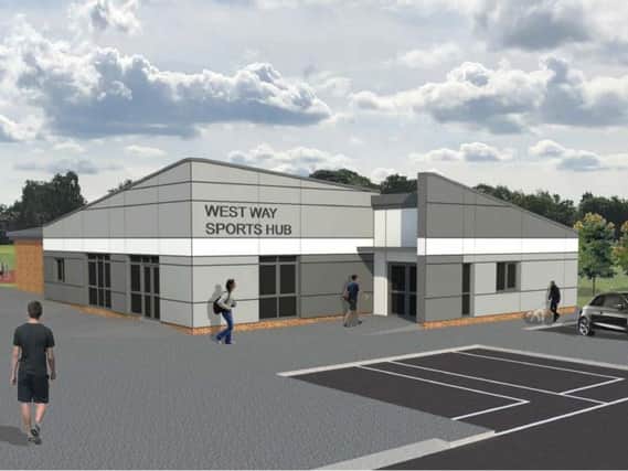 Illustration of the Westway Sports Hub (Chorley Council)