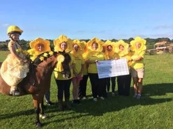 A pony trek raised funds for St Catherine's Hospice