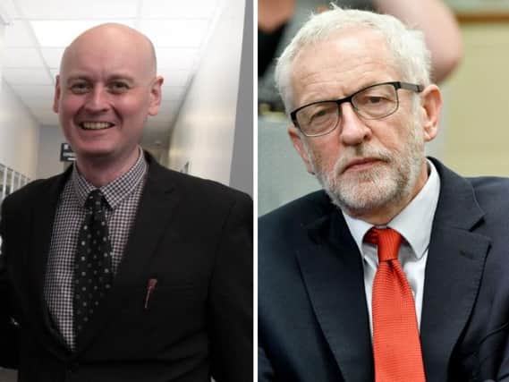 The Leader of Preston Council, Coun Matthew Brown, and The Leader of the Labour Party, Jeremy Corbyn