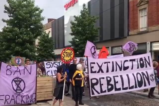 The Extinction Rebellion Preston protest down Fishergate (JPIMedia)