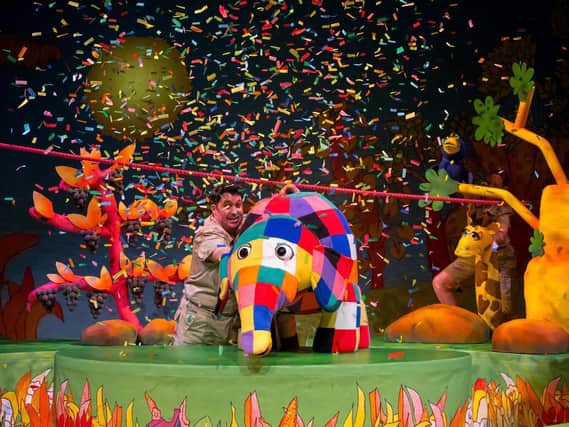 Elmer the Patchwork Elephant is to be brought to life at the Pavilion Theatre in the Winter Gardens Blackpool