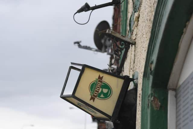 The derelict Moor Inn pub