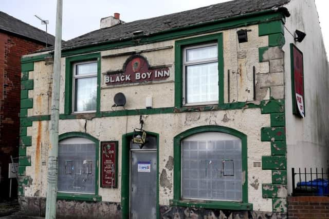 The derelict Moor Inn pub