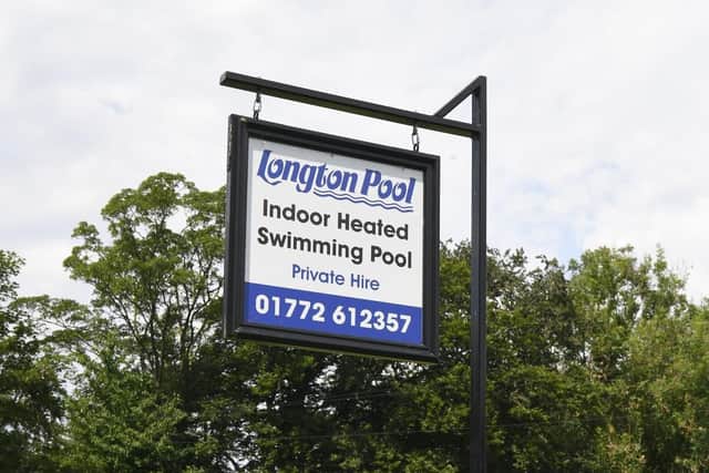 Longton Pool has been available for private hire for 40 years