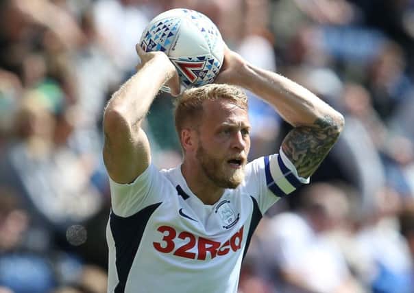 The skipper takes a throw-in