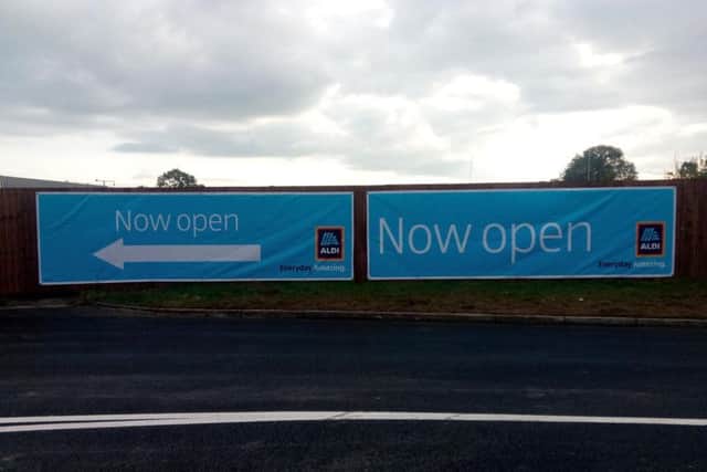 Aldi is the first store to open at the new Fulwood Central retail park, off Eastway, Preston