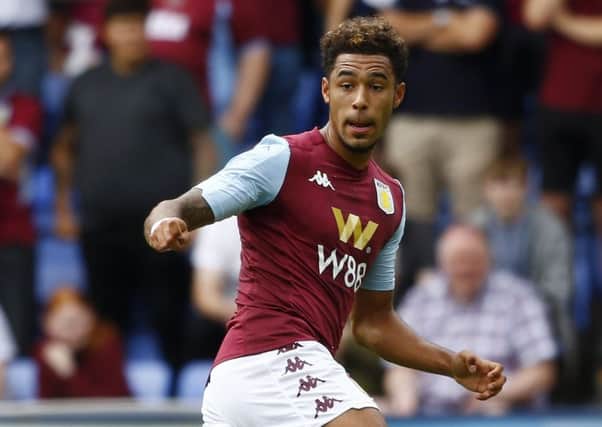 Andre Green in action for Aston Villa